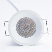 PUNTILUCE 1W ROTONDO WHITE D.32 130LM 30D 12V 6000K MINI PLUG