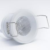 PUNTILUCE 1W ROTONDO WHITE D.32 130LM 30D 12V 6000K MINI PLUG